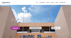 Desktop Screenshot of ingenieria.cunori.edu.gt